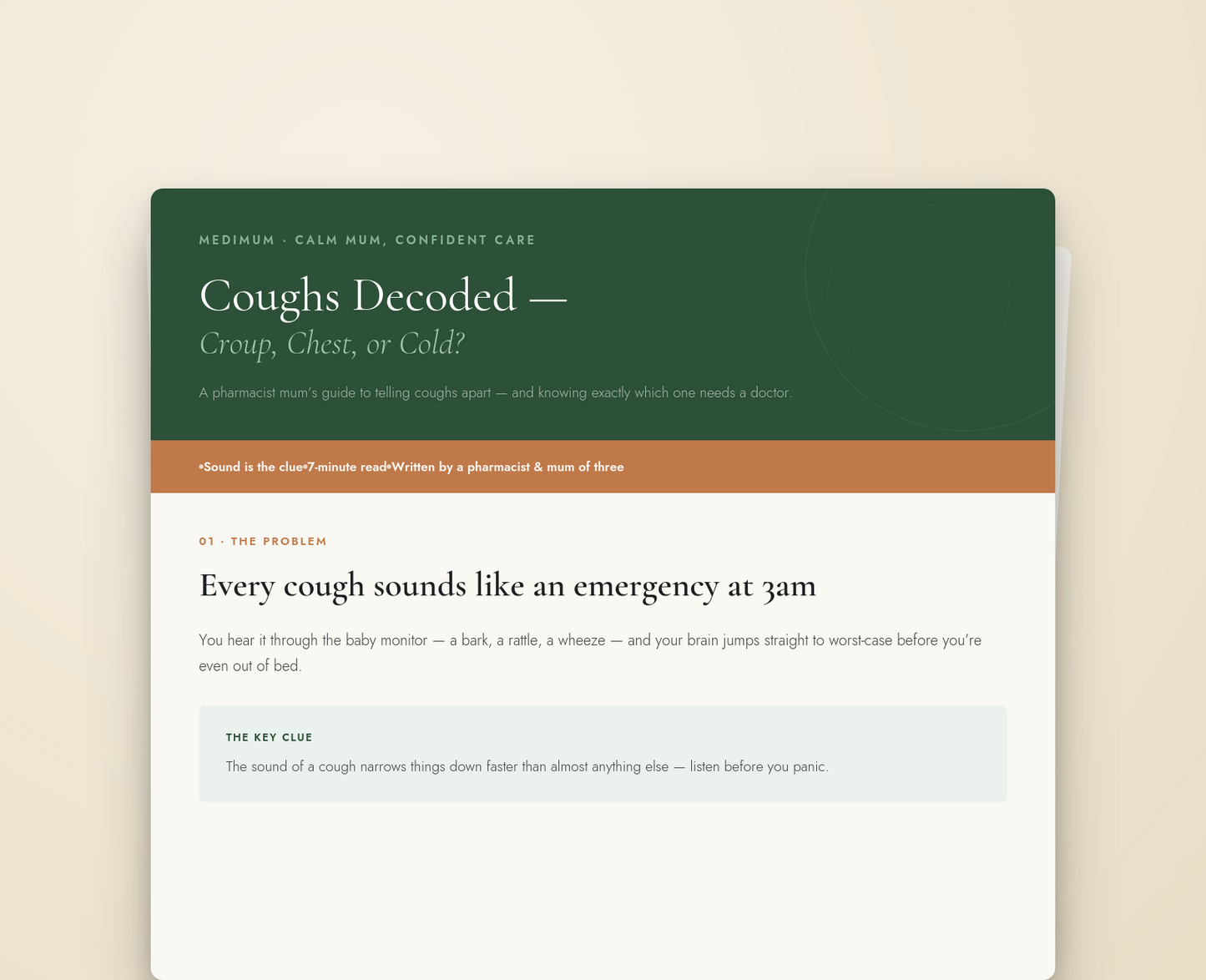 Coughs Decoded: Croup, Chest, or Just a Cold?
